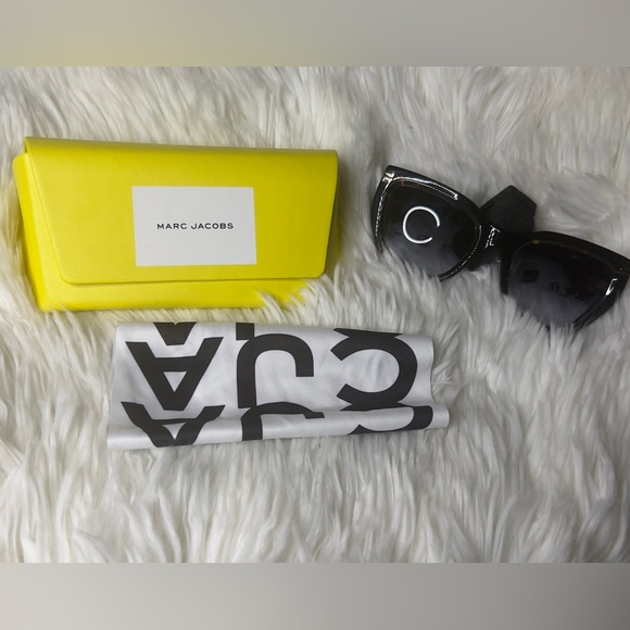 Marc Jacobs Tortoise Shell Sunglasses New-In-Box 53x21x140 - Picture 6 of 10